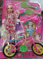 3634_ Poupee accessoires velo